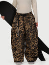Women's Wild Motion Reflective Cargo Pockets Extra Baggy Snow Pants