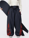 Women's Hyper Flux Color Graffiti Panel Reflective Line Jogger Baggy Snow Pants