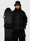 Women's UrbanCraft Street Utility Freestyle Snow Jacket – Reflective Hood & Workwear Design