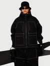 Women's UrbanCraft Street Utility Freestyle Snow Jacket – Reflective Hood & Workwear Design