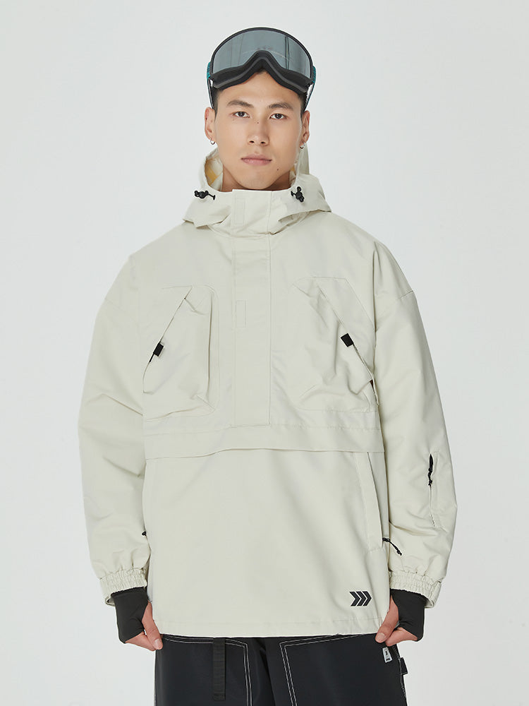 Men's Mountain Freerider Baggy Anorak Snowboard Jacket | Snowverb