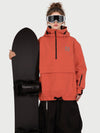 Anorque Snow Park Rider de Mulher Freestyle Softshell Meio-Fecho com Capuz e Bolso Canguru