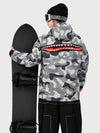 Women's Ultra Feral Camo Shark Half Zip Pullover Anorak Snow Jacket