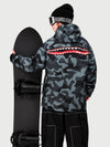 Women's Ultra Feral Camo Shark Half Zip Pullover Anorak Snow Jacket