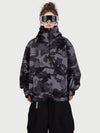 Anorque Snow Park Rider de Mulher Freestyle Softshell Meio-Fecho com Capuz e Bolso Canguru