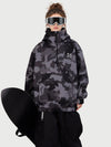 Anorque Snow Park Rider de Mulher Freestyle Softshell Meio-Fecho com Capuz e Bolso Canguru