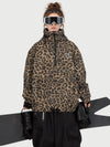 Anorque Snow Park Rider de Mulher Freestyle Softshell Meio-Fecho com Capuz e Bolso Canguru