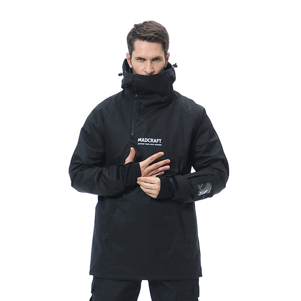 Men's Unisxes Mad Craft Snow Tech Unisex Pullover Waterproof Snow Hoodie
