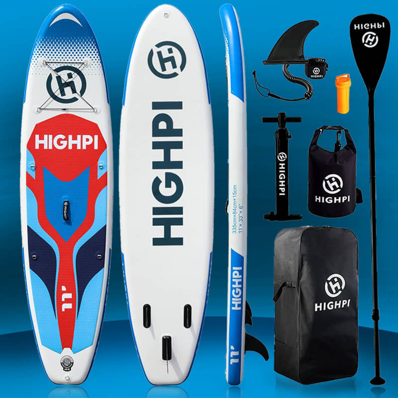 Highpi SUP Windfall Cruise 11' Inflatable Stand Up Paddle Board Package