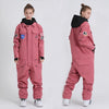 Women's SMN Slope Star Nasa Icon One Piece Ski Suits Winter Jumpsuit