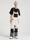 Women's Gsou Snow Mountain Discover Colorblock Snow Bibs Pants