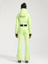 Women's Gsou Snow Classic Belted Flare One Piece Ski Suit