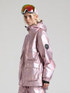 Men's Gsou Snow Neon Holographic Cargo Snow Jacket