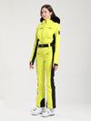 Women's Gsou Snow Classic Faux-Fur Trim Flare Dawn Ski Suit