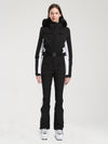 Women's Gsou Snow Classic Faux-Fur Trim Flare Dawn Ski Suit