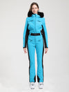 Women's Gsou Snow Classic Faux-Fur Trim Flare Dawn Ski Suit