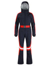 Women's Gsou Snow Retro Stripe Flare Ski Suit