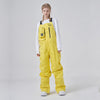 Women's RAWRWAR Ice Storm Pocket Solid Snow Bibs Pants
