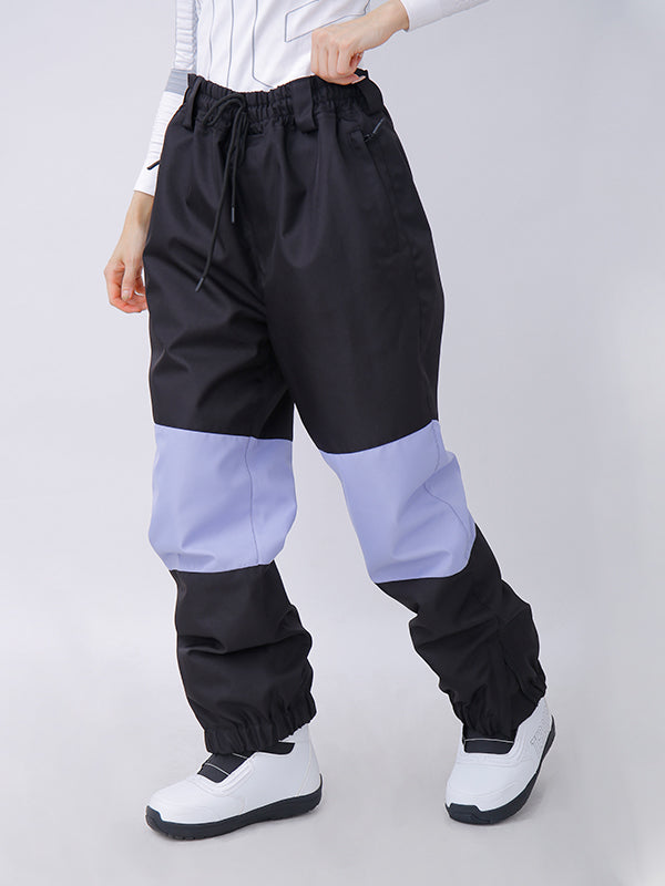 Gsou Snow Pants GSOU SNOW Baggy Ski Pants - Waterproof Insulated Snowboard Pants For Men & Women Baggy Snowboard Pants Waterproof Insulated - View #3
