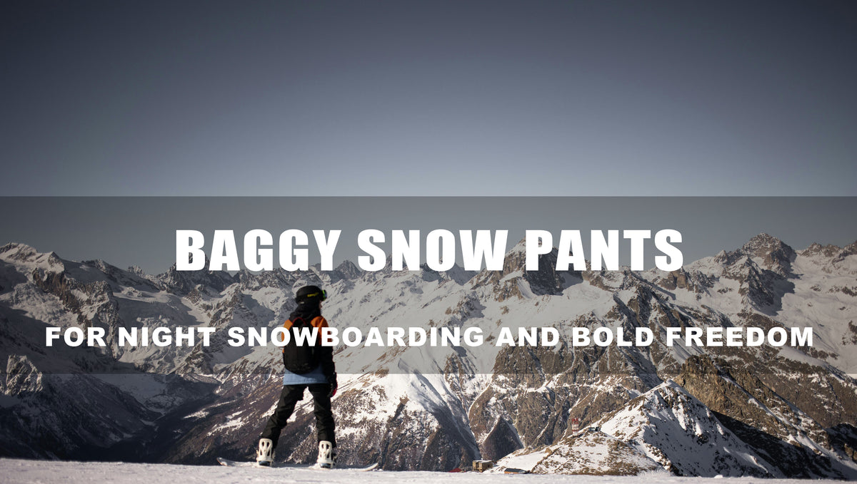 Baggy Snowsuits Built for Night Snowboarding and Bold Freedom