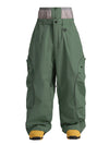 Men's Gsou Snow Luminous Edge Reflective Cargo Baggy Snow Pants