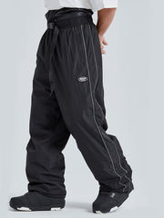 Men's Dook Snow Stripe Elastic Snowboard Pants