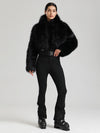 Women's Glacier Vogue Ski Jumpsuit & Faux Fluffy Fur Delish Jacket