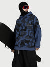 Men's Park Rider Freestyle Snow Hoodie – 2-in-1 Layered Style with Contrast Sleeves
