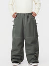 Men's UrbanCraft Workwear Baggy Snow Pants with Enhanced Knee Mobility Design