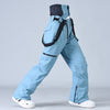 Men's RIIVIYELE Winter Mountain Snow Pants Ski Bibs