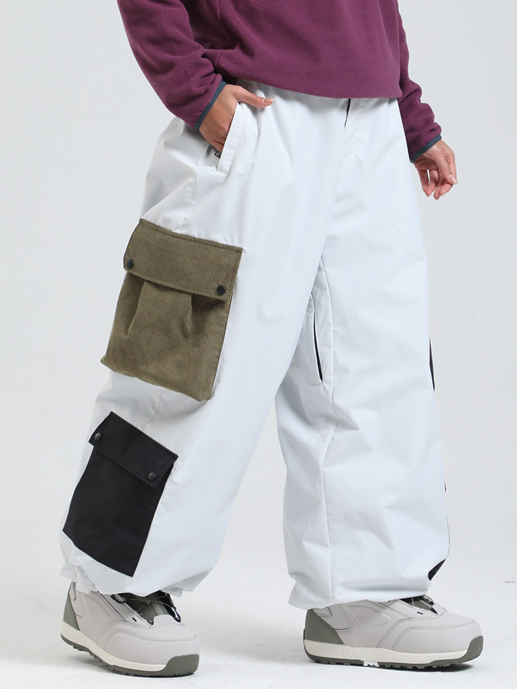 GSOU SNOW Heren Vrouwen Skibroek Oversized Snow Broek GSOU SNOW Heren Vrouwen Skibroek Oversized Snow Broek