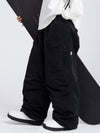 Women's Prime Mountain Baggy Snow Pants with Dual Side Cargo Pockets