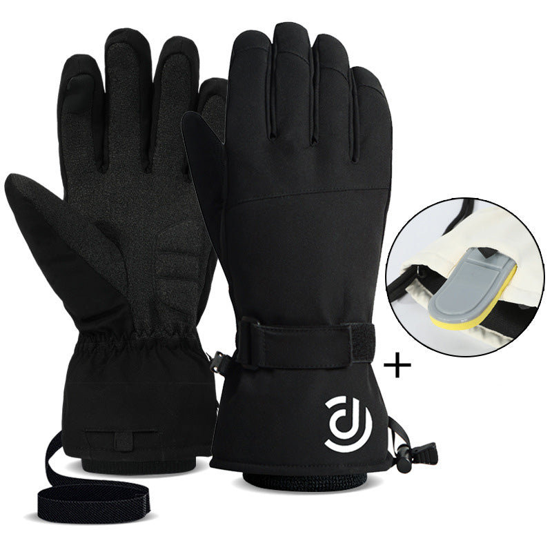 Men's Powderday Chill Wrist Guard KEVLAR Snow Gloves | Snowverb