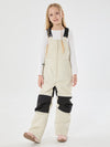 Girls Winter Trek Light Reflective Knee Guard Waterproof Insulated Snow Bib Pants
