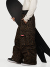 Men's Functional Street Utility Belt Cargo Multi Pocket Baggy Snow Pants