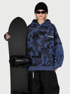 Women's Park Rider Freestyle Snow Hoodie – 2-in-1 Layered Style with Contrast Sleeves