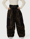 Women's Wild Motion Multi Pocket Reflective Colorblock Super Baggy Snow Pants