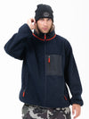 Men's Mountain-Ready Faux Sherpa Adventure Full-Zip Warm Fleece Jacket