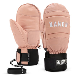 Women's Nandn Mountain Chill Goat Leather All Weather Snowboard Gloves Mittens