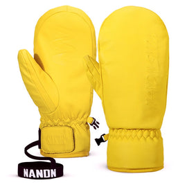 Men's Nandn Goat Leather All Mountain Snowboard Mittens Gloves