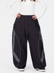 Women's Nightline Park Rider Reflective Curve Baggy Snow Pants