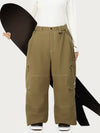 Women's Wild Soul Crew Utility Cargo Snow Pants – Heavy Stitch Baggy Fit