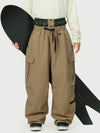 Men's Techline Workwear-Inspired Utility Cargo Snow Pants – Baggy Freestyle Fit