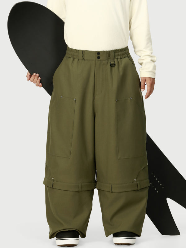 Men's UrbanCraft Double Knee Utility Cargo Snow Pants with Rivet-Reinforced Panels