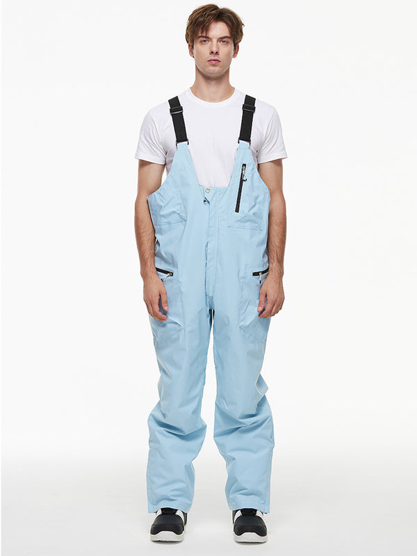 Men's Backcountry Mountain Chill Waterproof Cargo Snow Bib Overalls