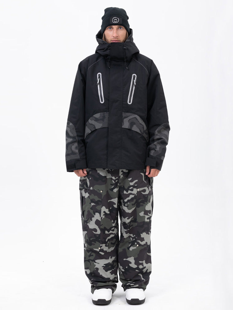 Men's Chillform Reflective Camo Snow Suit – Jacket Baggy Pants