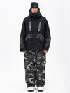 Men's Chillform Reflective Camo Snow Suit – Glow Trail Jacket with Baggy Snow Pants Set