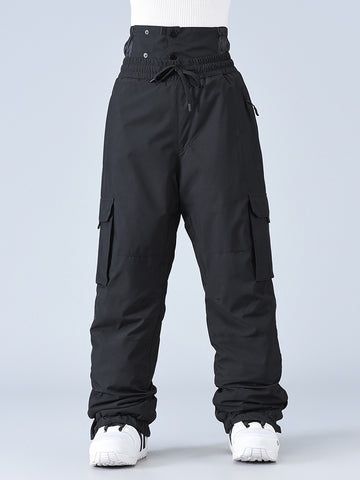 RIVIYELE Urban Fashion Snowboard Jacket, Snow Hoodie, Snow Pants Bibs