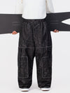 Men's Nightline Park Rider Reflective Trim Cargo Pockets Baggy Snow Pants