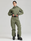 Women's Gsou Snow Alpine Luxe Slim Fit Full Body Onesie Ski Jumpsuit